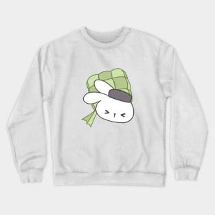 Eid Mubarak with Loppi Tokki and Ketupat! Crewneck Sweatshirt